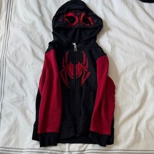 Hanna Andersson Black and Red Spider Hoodie